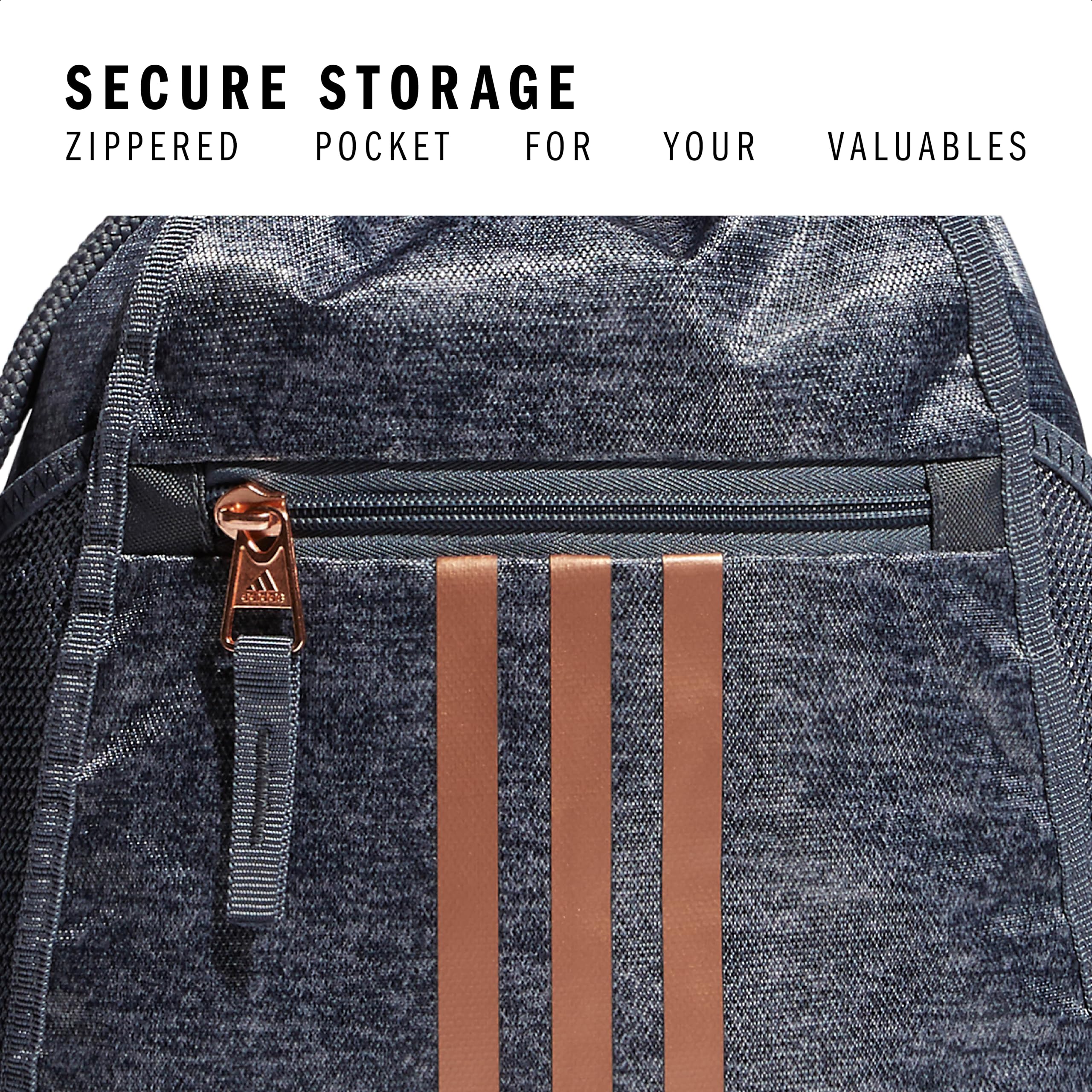 Adidas Alliance Sackpack Plecak worek, ze sznurkiem, torba na siłownię, granatowy, rozmiar uniwersalny, One Size
