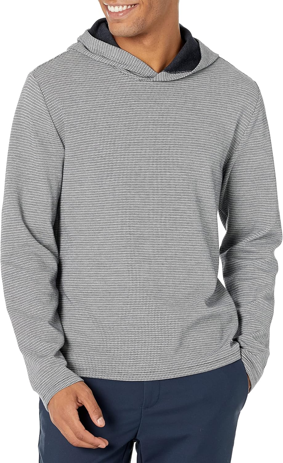 Vince mens Jacquard P/O Hoodie