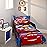 Disney Cars Rusteze Racing Team 4 Piece Toddler Bedding Set, Blue/Red/Yellow/White