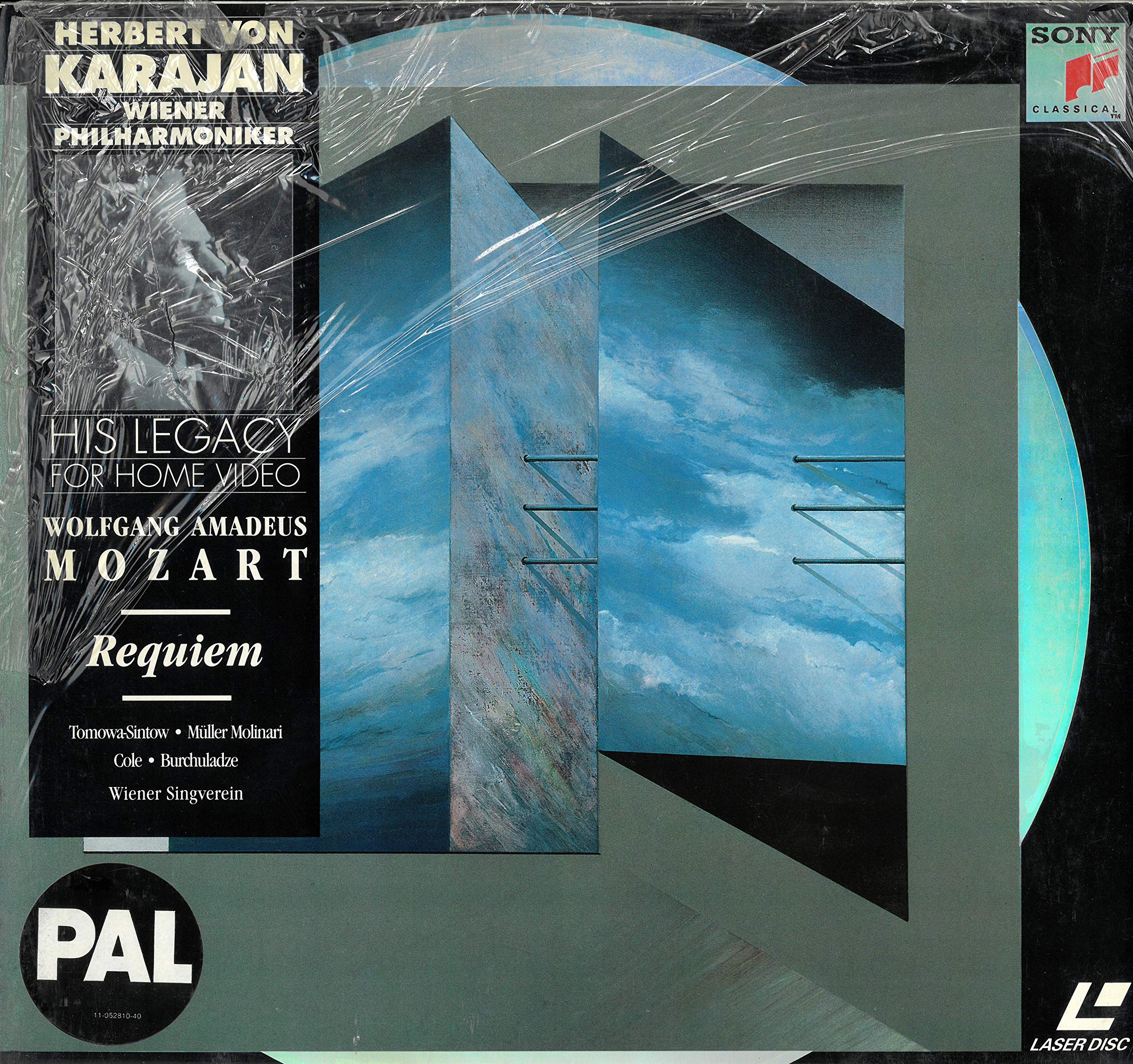 Mozart - Requiem K 626 - A.Tomowa Sintow - H.Muller Molinari -V.cole - P.Burchuladze - Wiener Philharmoniker dir Herbert von Karajan