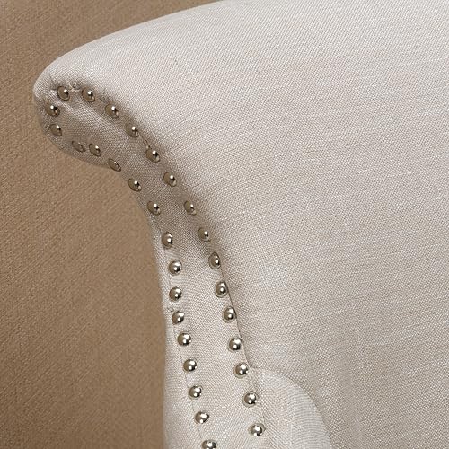 Miniatura 6 de Christopher Knight Home Filmore - Silla con brazos de tela, color beige claro