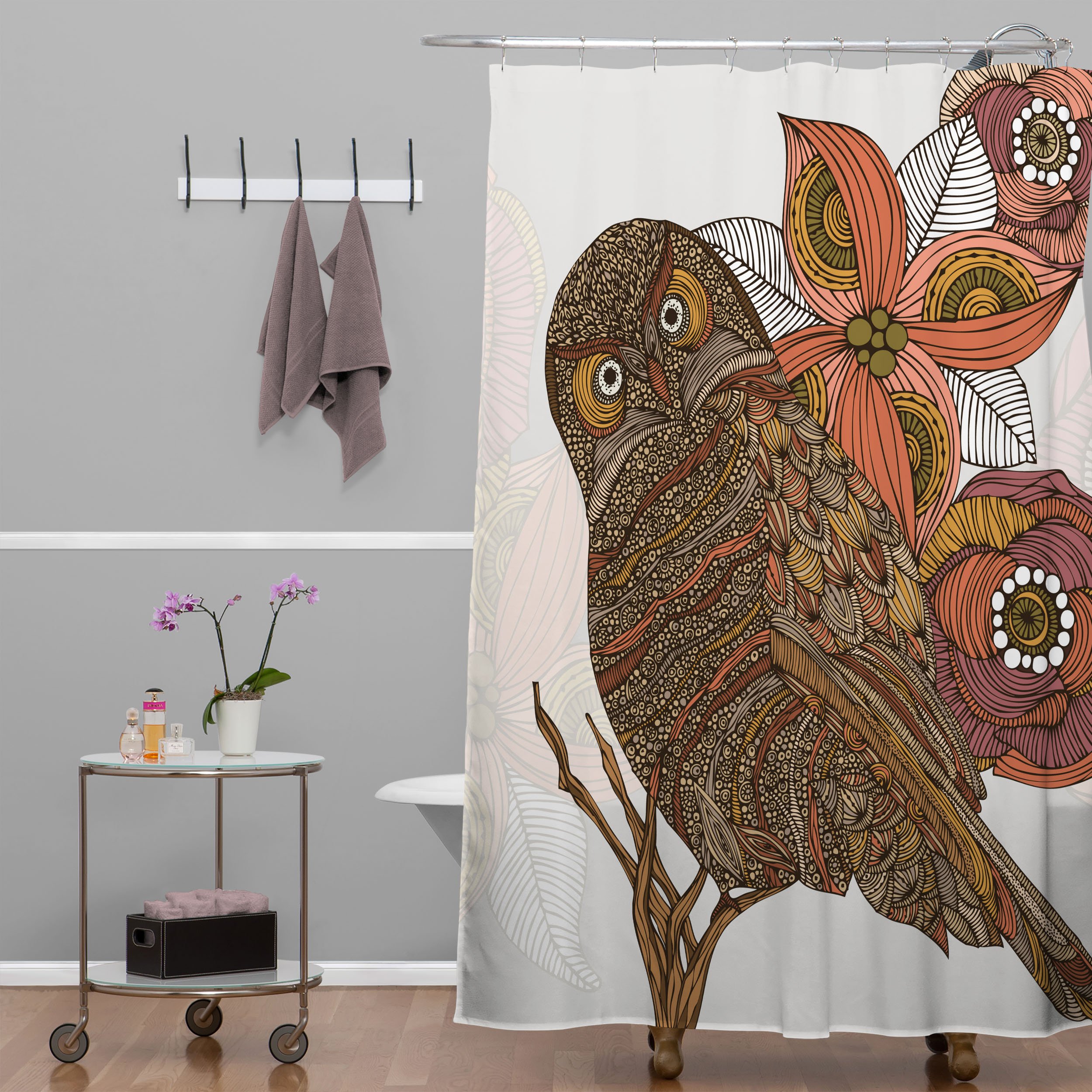 DENY Designs Valentina Ramos Victor Cortina de Ducha, 69 x 72