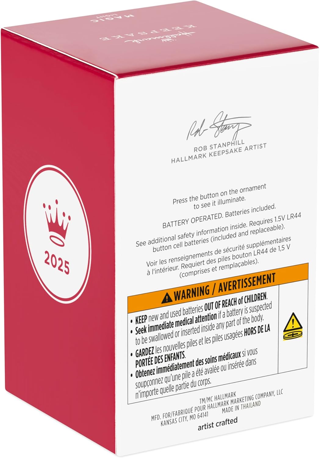 Hallmark Keepsake Christmas Ornament 2025, Disney Tinker Bell Trimming The Tree with Tink with Light, Gifts for Disney Fans - Image 8