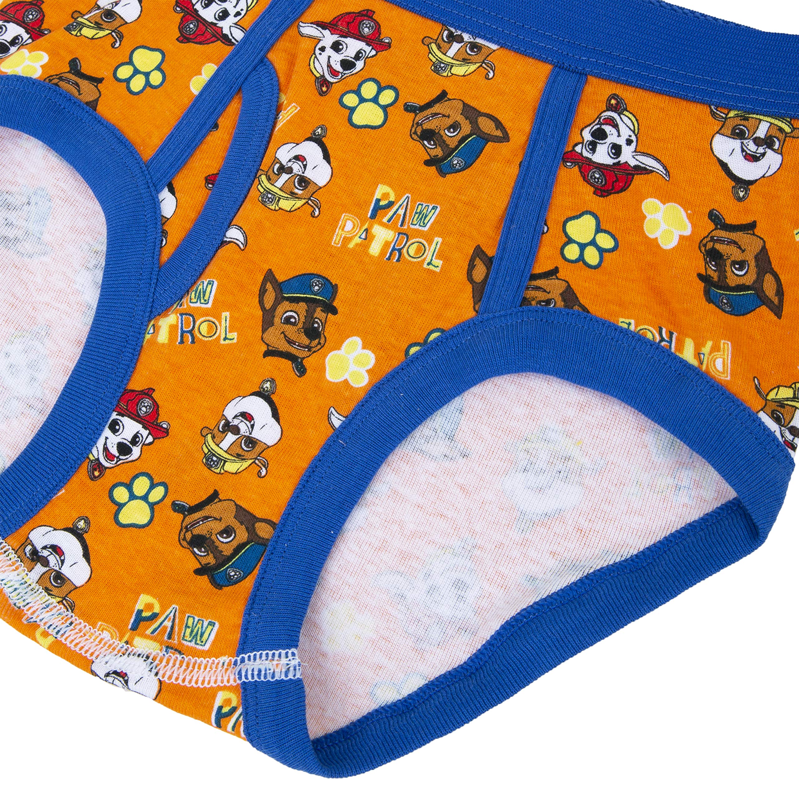 Nickelodeon Handcraft Little Boys' Paw Patrol Brief (Pack of 5), Assorted, 4