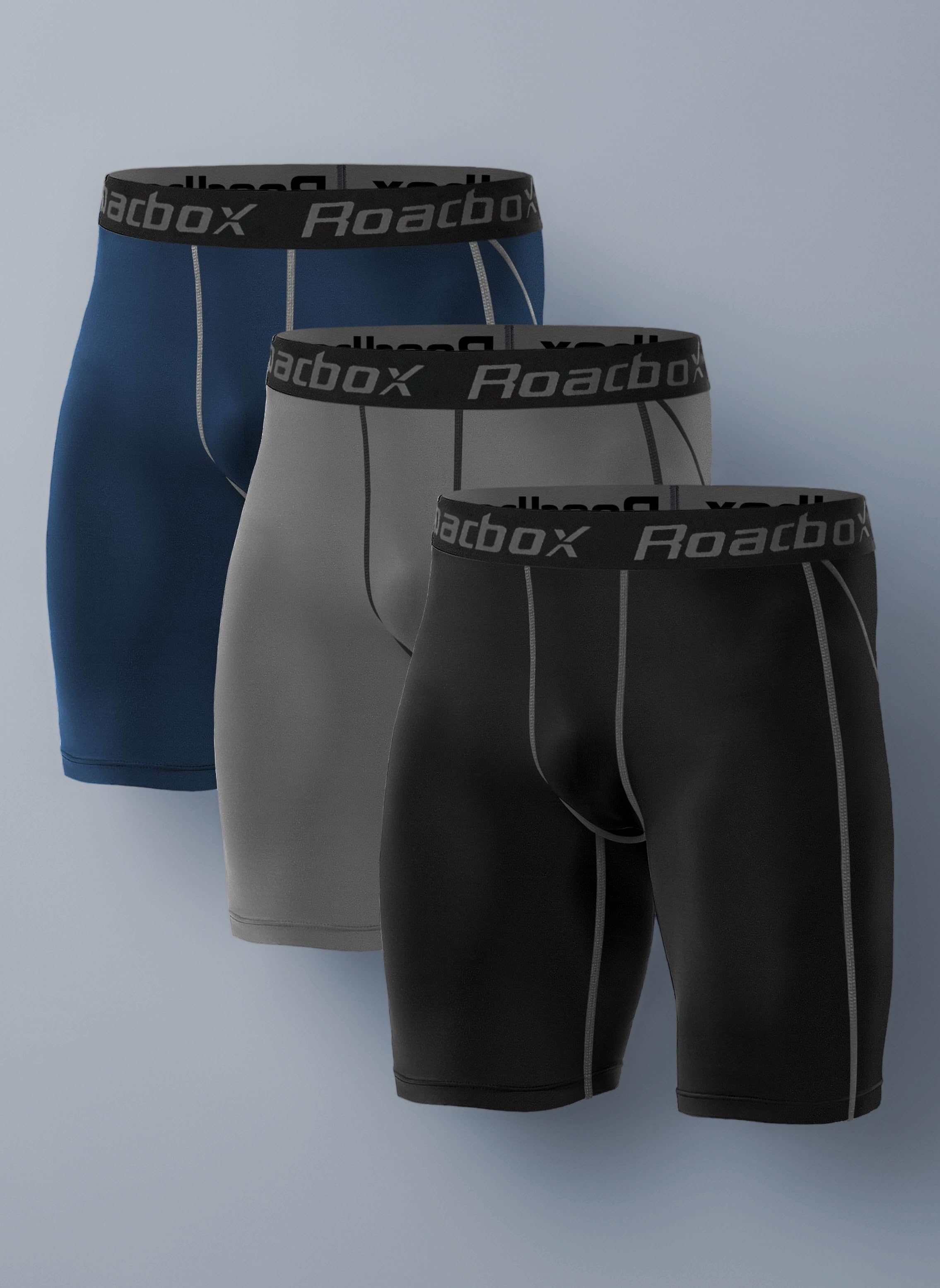 1,2 or 3 Pack Compression Shorts Mens, Sports Underwear Base Layer Shorts Tights Leggings Running Gym Cycling
