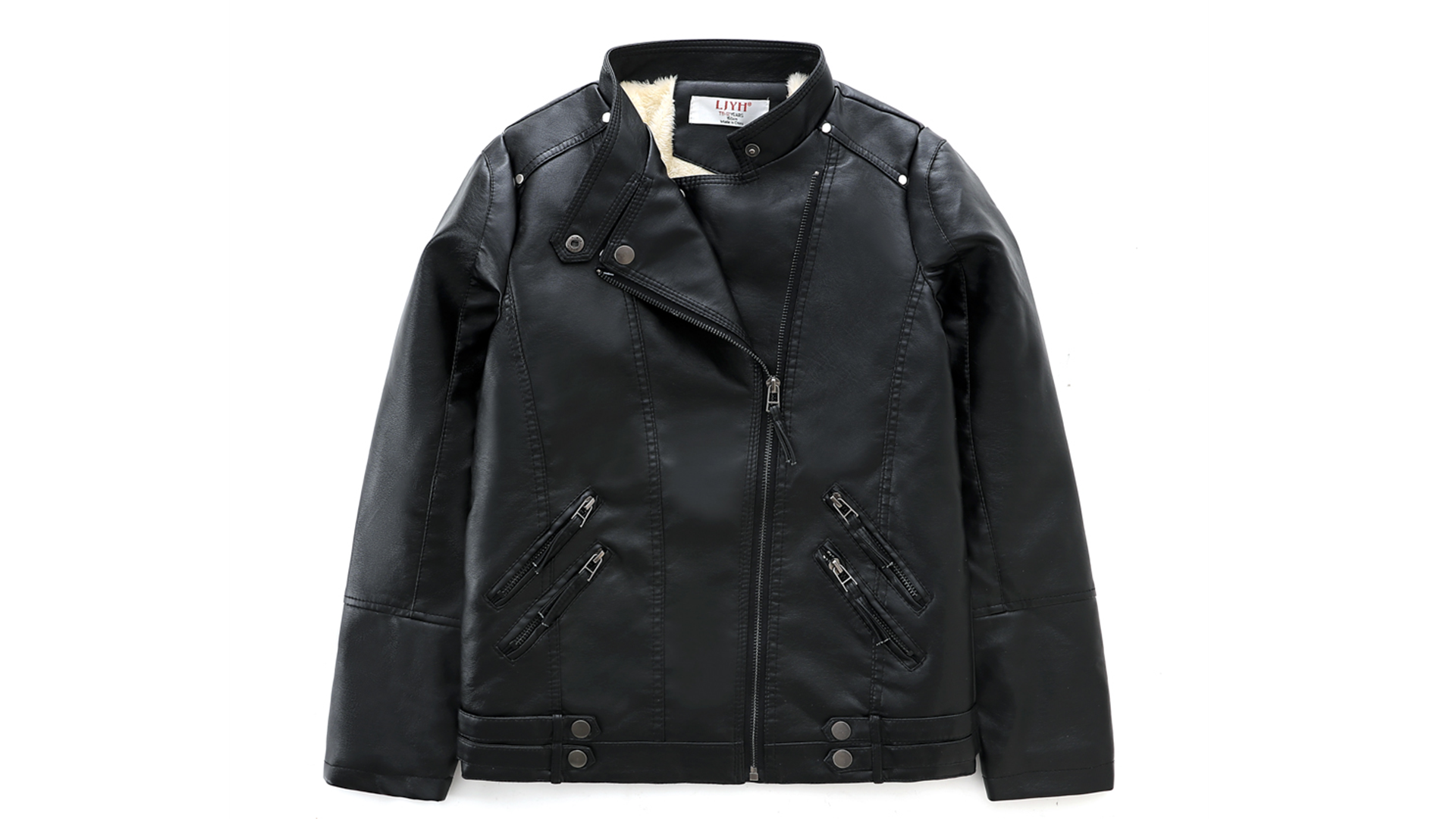 ジャケット・アウター student Fake Leather Zip Jacket ジャケット・アウター student Fake Leather Zip Jacket Kids