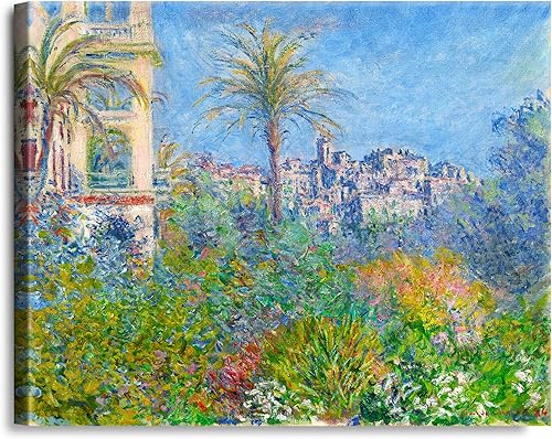 Miniatura 161 de A&T ARTWORK Antibes Seen from The Salis Gardens de Claude Monet Las Obras de Arte Clásico Mundial Reproducciones, Impresiones de Arte en Lienzo