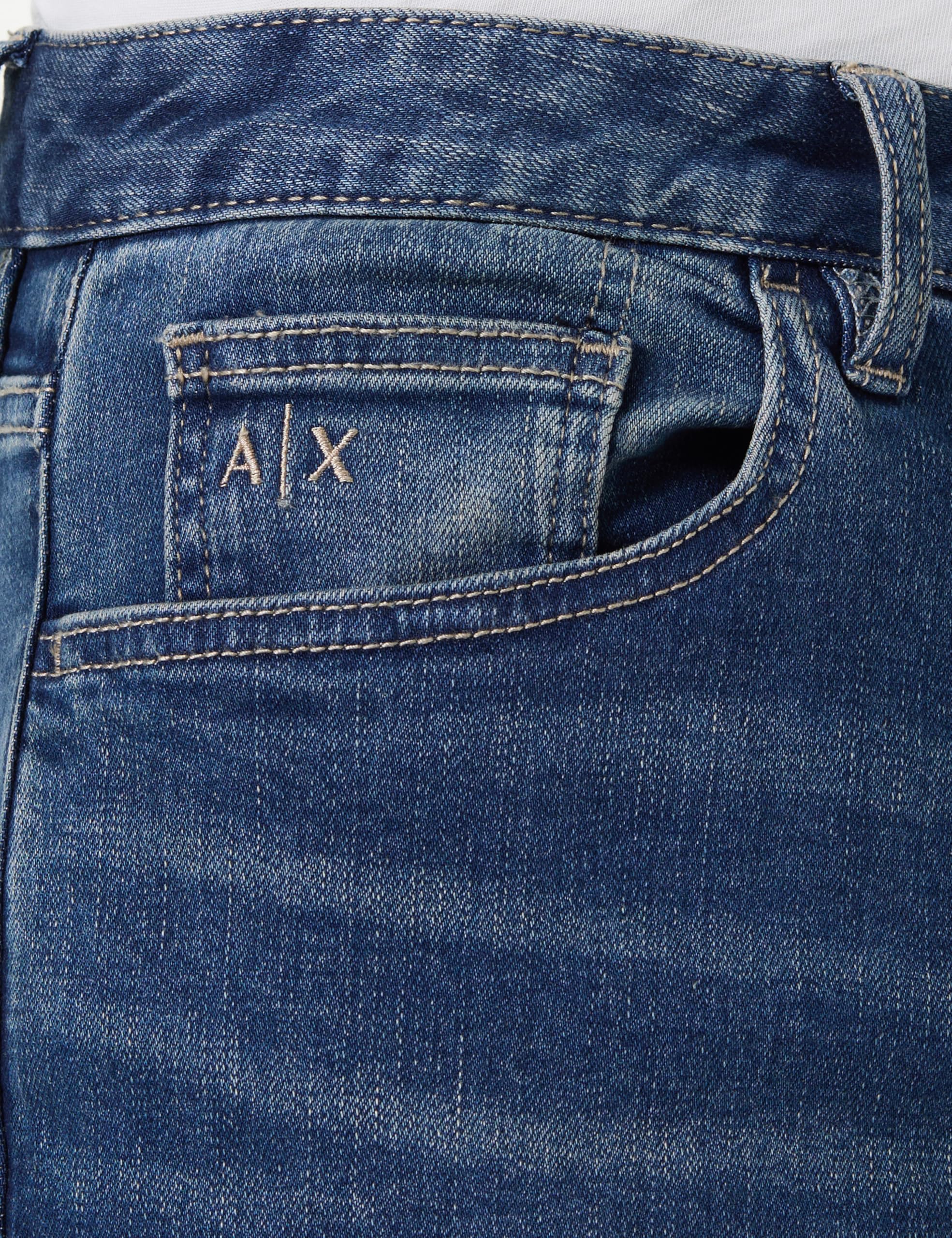 Armani Exchange Essential, Patch Logo Lettering - Dżins Mężczyźni