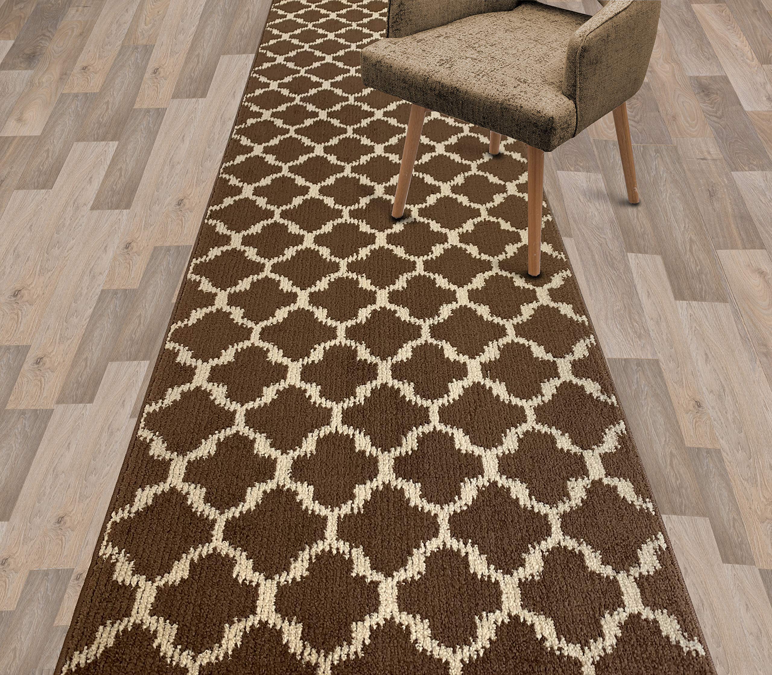Remnaz Home Decor Trellis Runner Rug