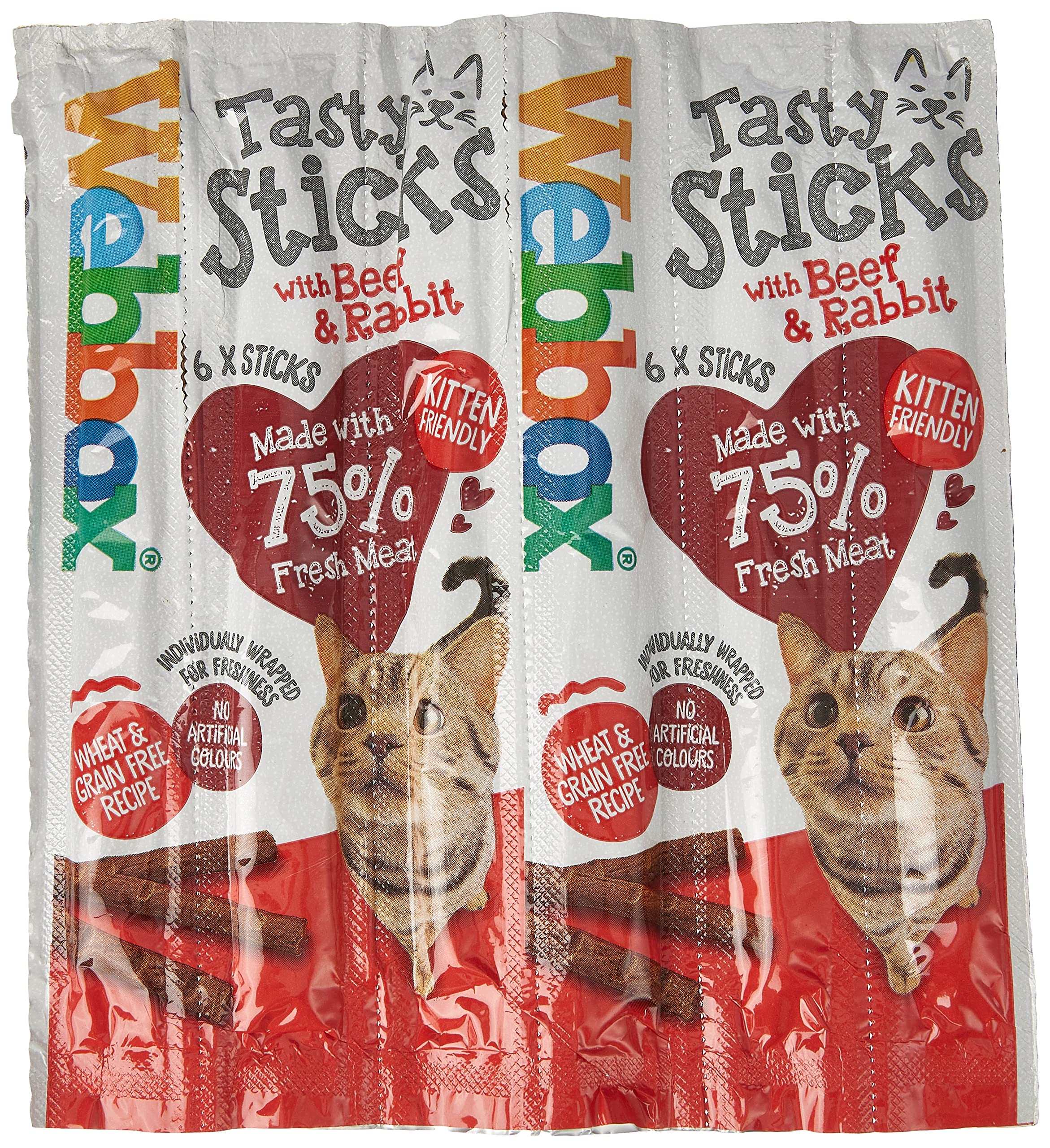 Webbox Tasty Cat Sticks Beef & Rabbit 30g