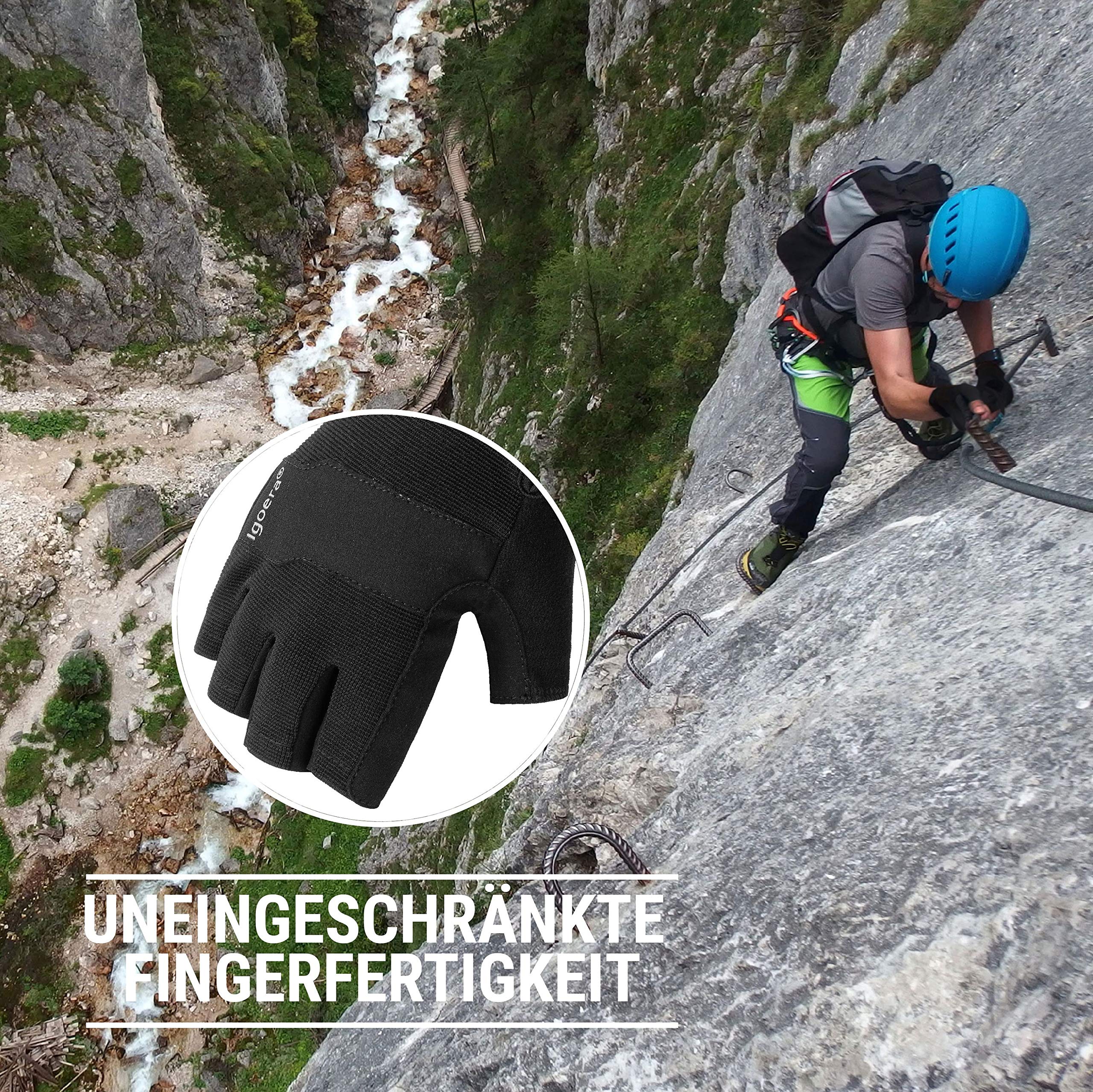 Gants Escalade Via ferrata Haute Adhérence Protection Unisexes