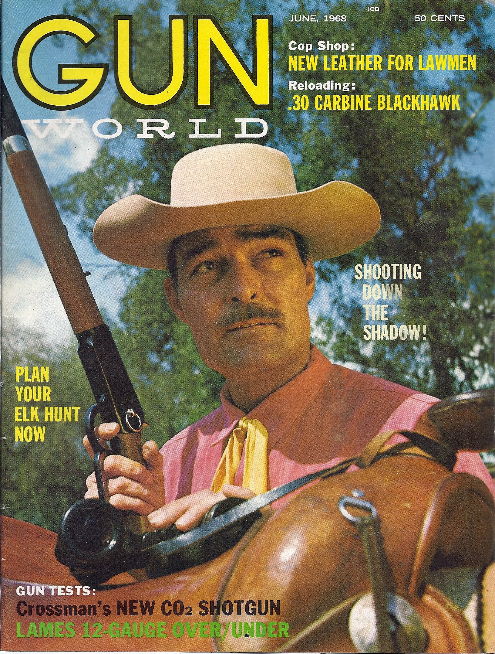 Gun World Magazine (June 1968 - John Russell, Tv's Lawman on the Cover)