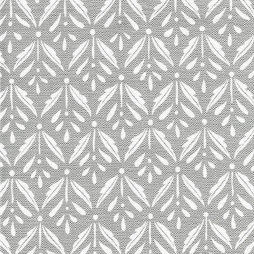 Miniatura 5 de HomePop Taburete de bar tapizado de metal, sillas laterales de tela para comedor, cocina y sala de estar, estampado gris claro