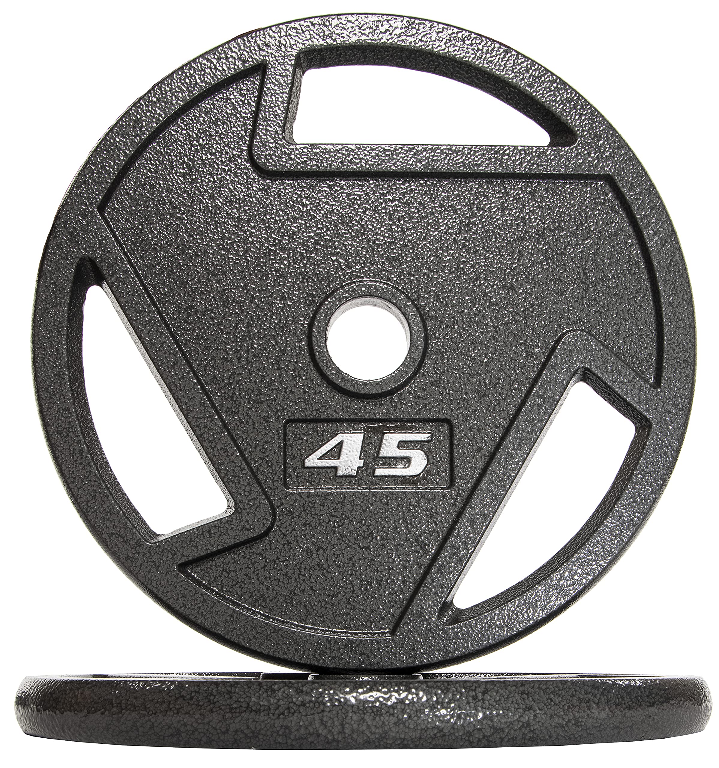 BalanceFrom 2” Standard Cast Iron Plate Weight Plate, 45lbs