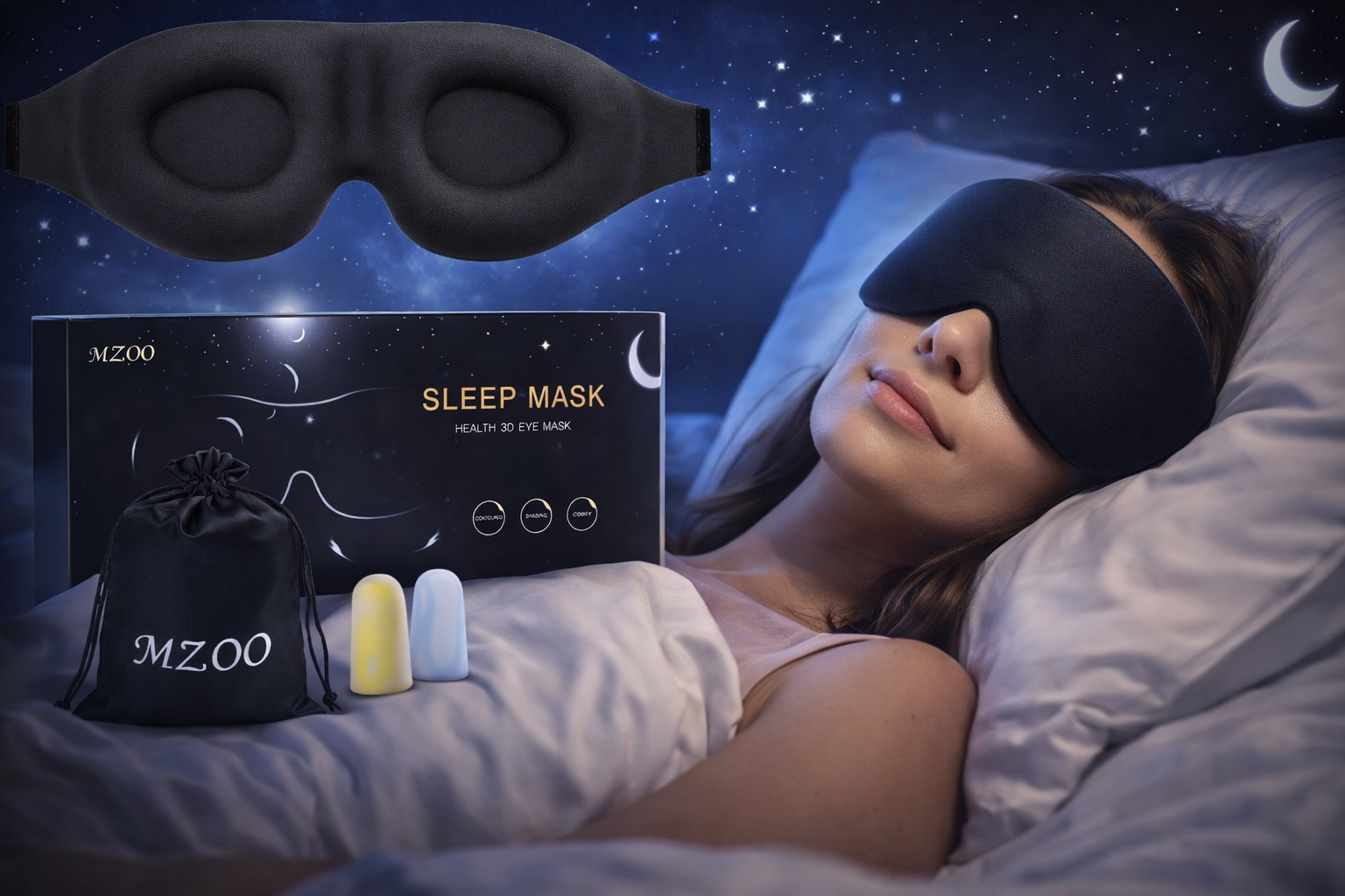 Watch 3D Sleep Mask That Does Not Touch Your Eyes! on Amazon Live