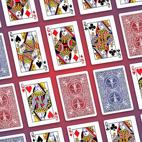 Miniatura 2 de Rock Ridge Cubierta de fuerza unidireccional para trucos de magia, reina azul de diamantes