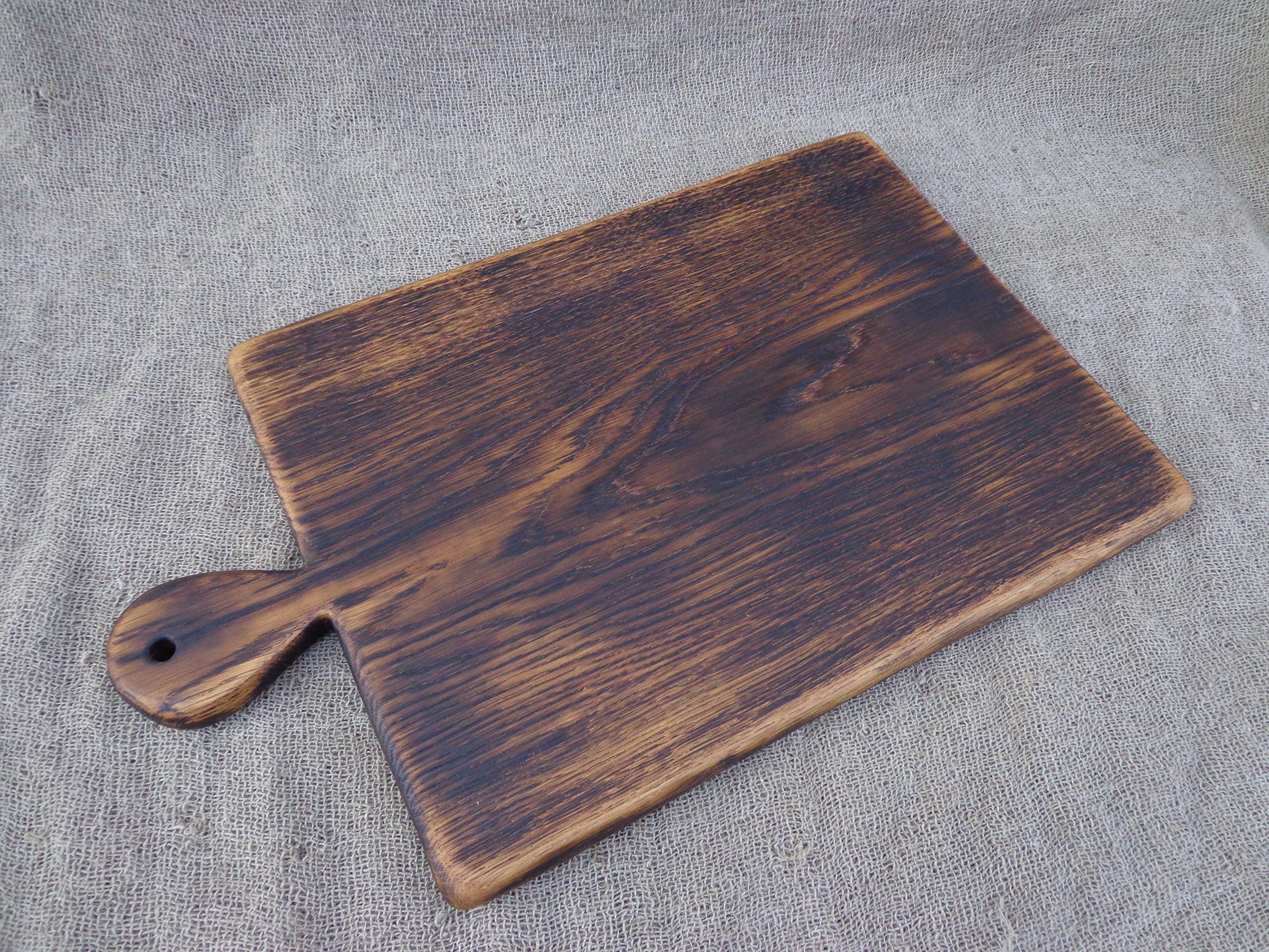 Traditional Rustic Cutting Board, Wooden Serving Board, Vintage Wood Board, Chopping Board, Bread Board, Cheese Board