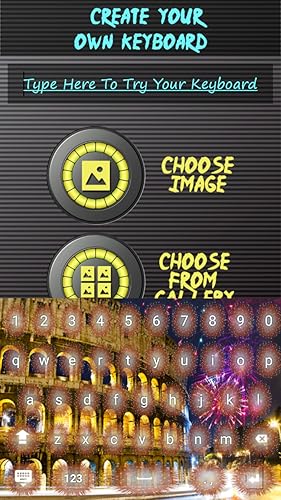 Fireworks New Year Keyboards
