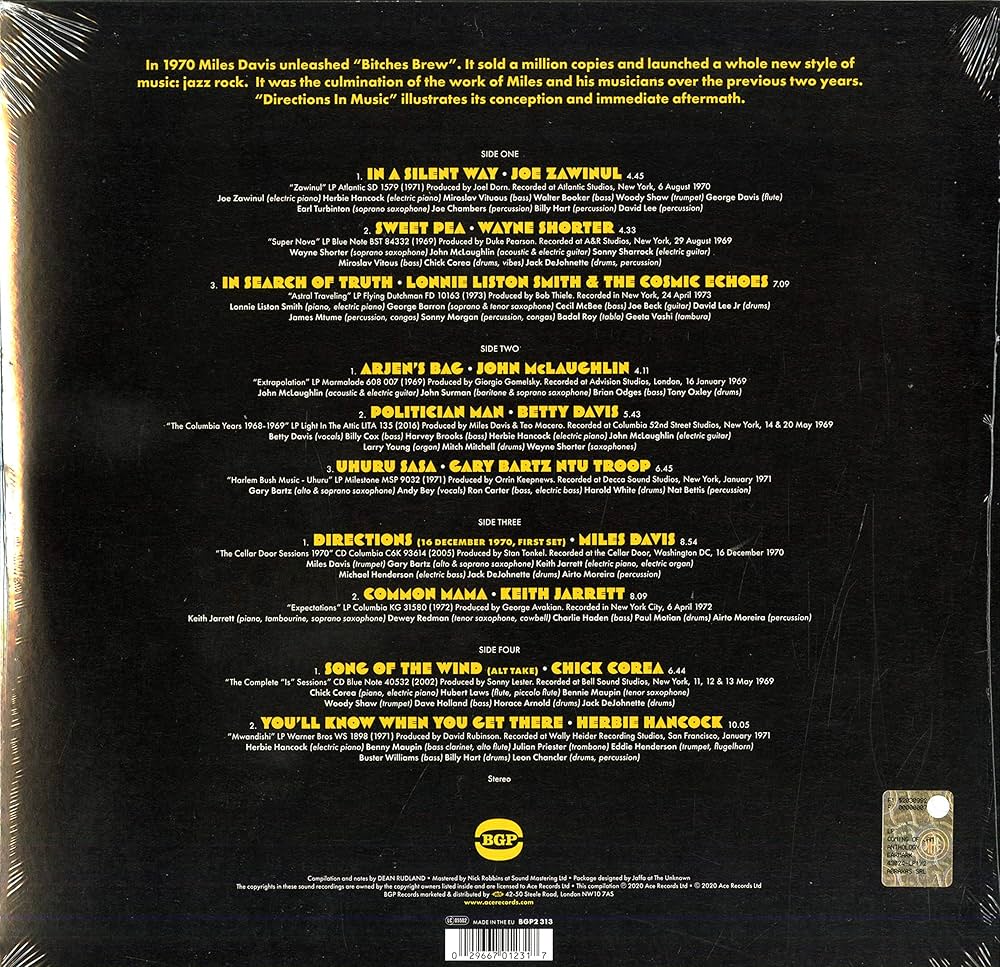 その他 2LP Miles Davis Directions Unreleased Record 38AP20178 CBS SONY Japan Vinyl /00500 2LP Miles Davis Directions Unreleased Record 38AP20178 CBS