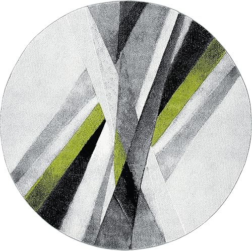 Miniatura 62 de SAFAVIEH Hollywood Collection - Alfombra cuadrada de 4 pies, diseño moderno de mediados de siglo, no desprende pelusa y de fácil cuidado, ideal