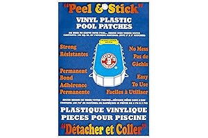 Peel and Stick Vinyl Pool Patch for Underwater Pool Repair: Fix Pool Leaks in Minutes!