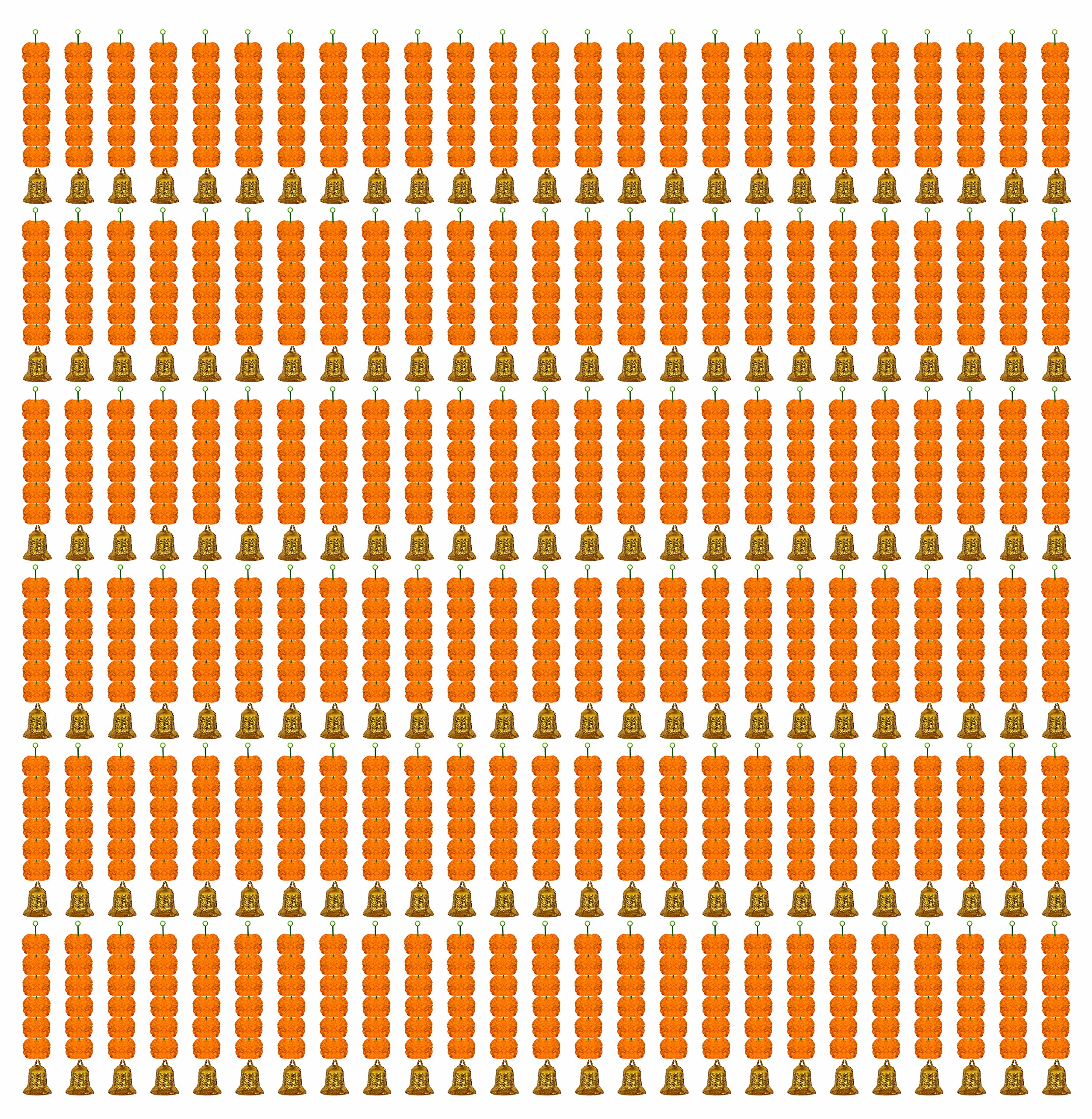 See full amazon price history chart for Craftox Decor Artificial Handmade 6 Flower Marigold Super Mini Garland with Bell in The Bottom|Flower Decorations Color Light Orange Pack of 150 (33608-150) Craftox Decor Artificial Handmade 6 Flower Marigold Super Mini Garland with Bell in The Bottom|Flower Decorations Color Light Orange Pack of 150 (33608-150) (B0BPBZ4VV9) Amazon Price History, Amazon Price Tracker