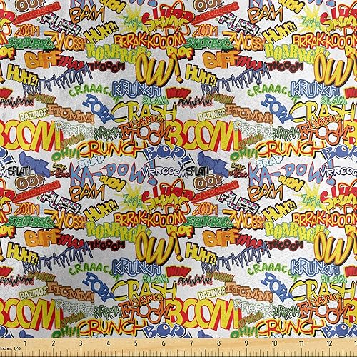 Miniatura 123 de Tela de panda Lunarable de The Yard, diseño de oso asiático con dibujos animados comiendo hojas y ramas, animal silvestre, tela decorativa para