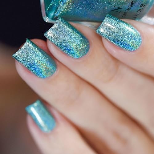 Miniatura 425 de ILNP Madison Ave Esmalte de uñas holográfico metálico rosa antiguo