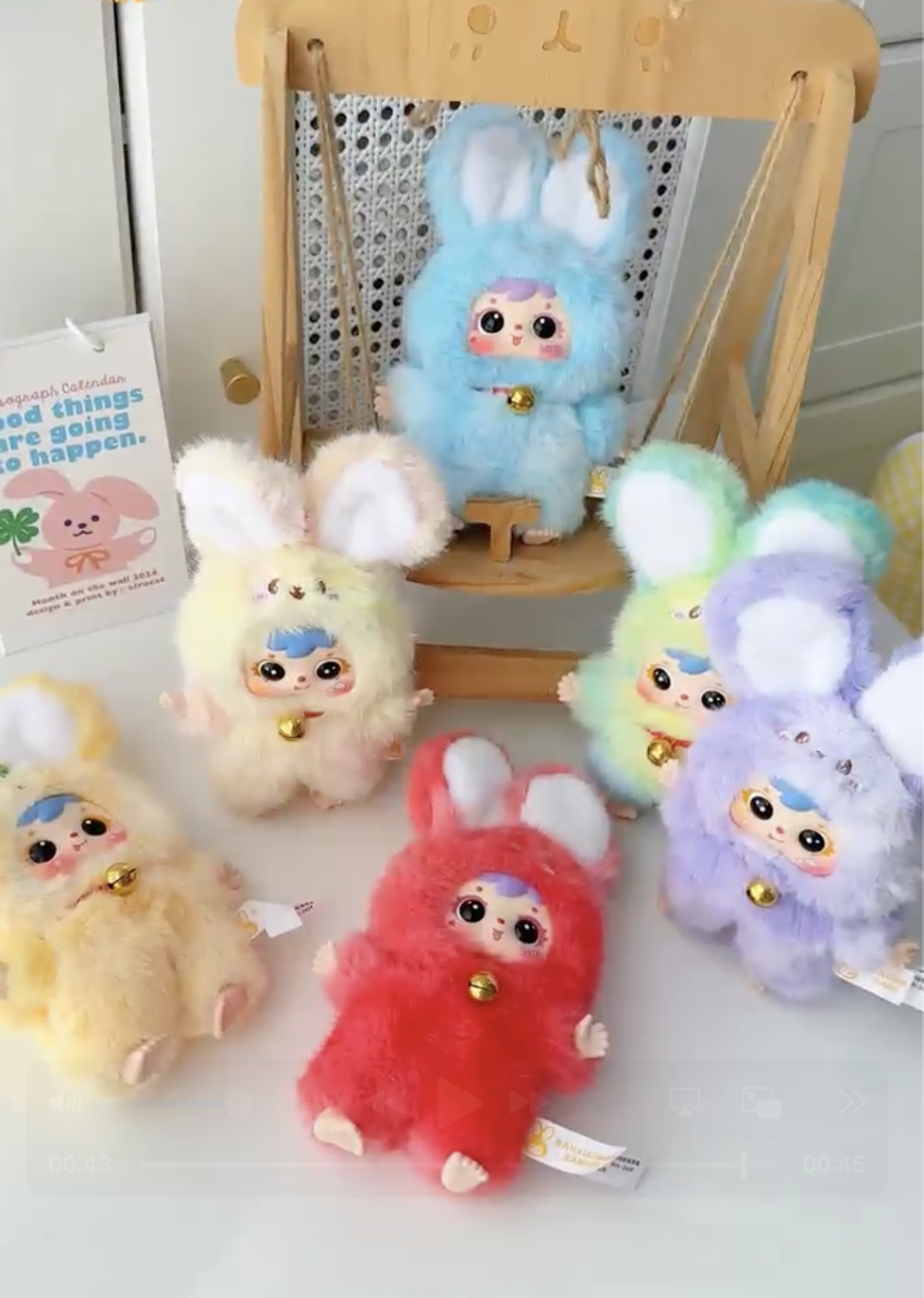 Amazon.com: Samuel Magic Bunny Series - Plush Pendant Blind Box