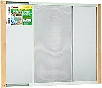 Frost King AWS1833 WB Marvin Adjustable Window Screen, 18" High Fits 19-33" Wide - Easy Glide Original