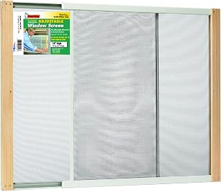Frost King AWS1833 WB Marvin Adjustable Window Screen, 18" High Fits 19-33" Wide - Easy Glide Original