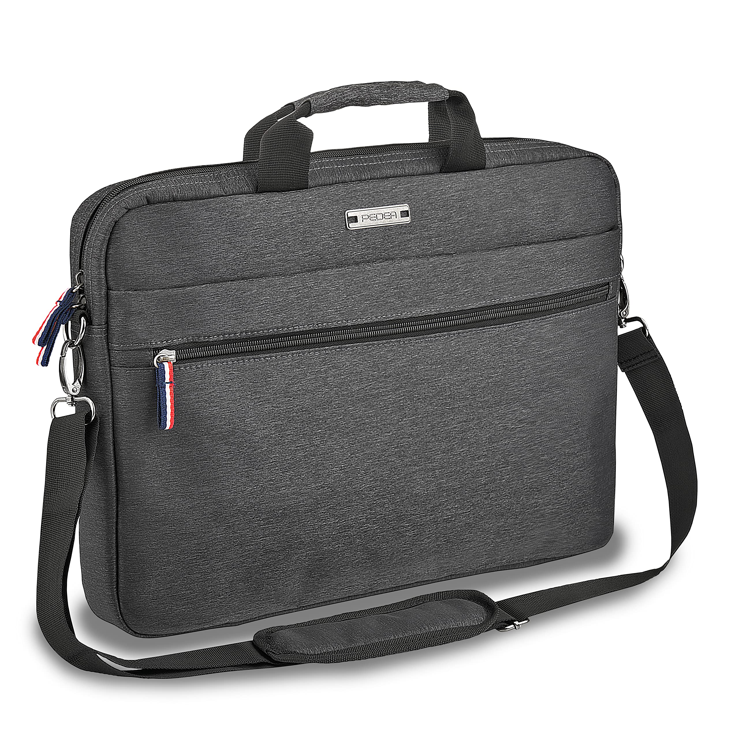 Pedea Urban Hip Laptop Bag 15.6 Inch (39.6 cm) Notebook Shoulder Bag with Tablet Compartment, Grey, gray, 15,6 Zoll, Utility