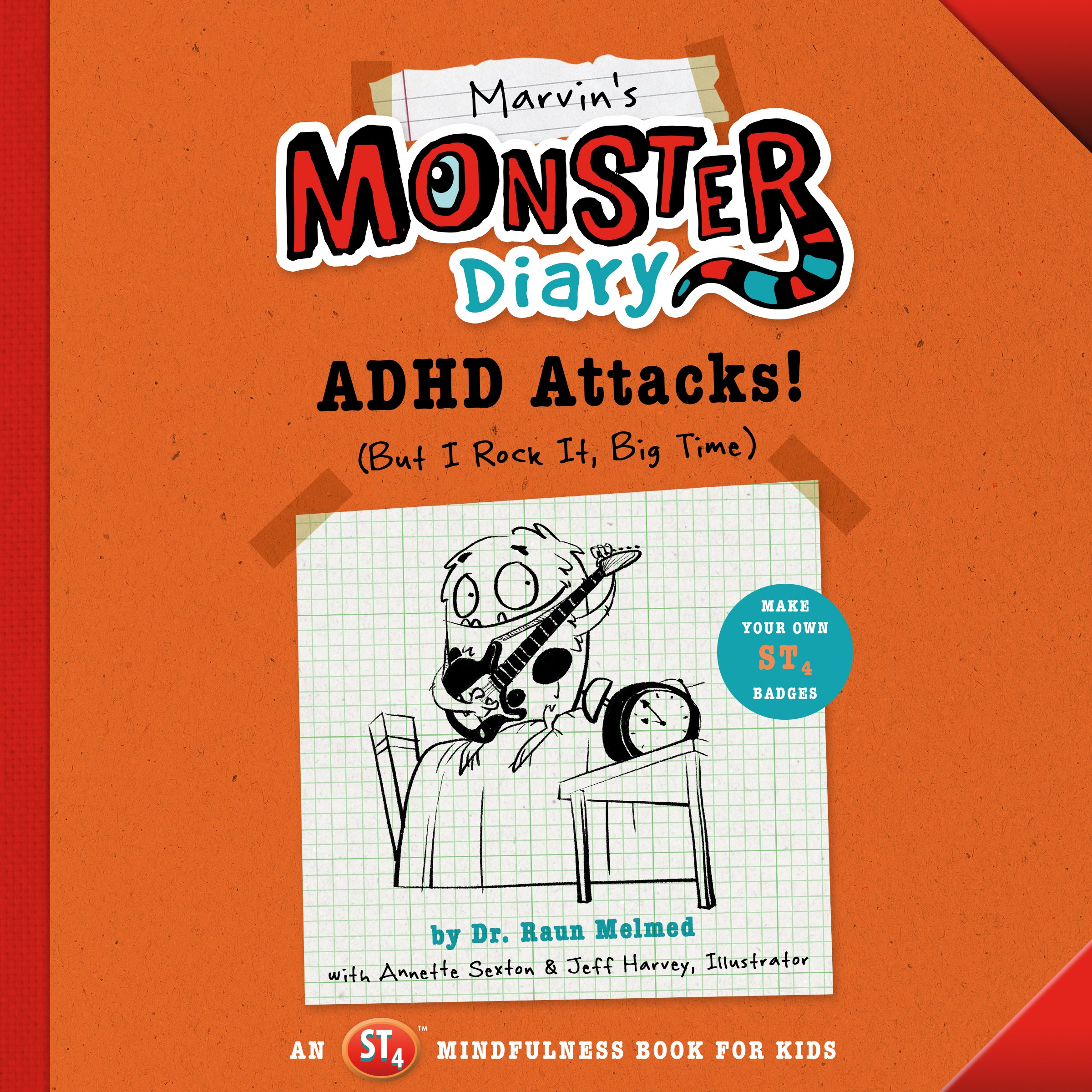 Cover art for Marvin's Monster Diary: ADHD Attacks! (And I Rock, Big Time)