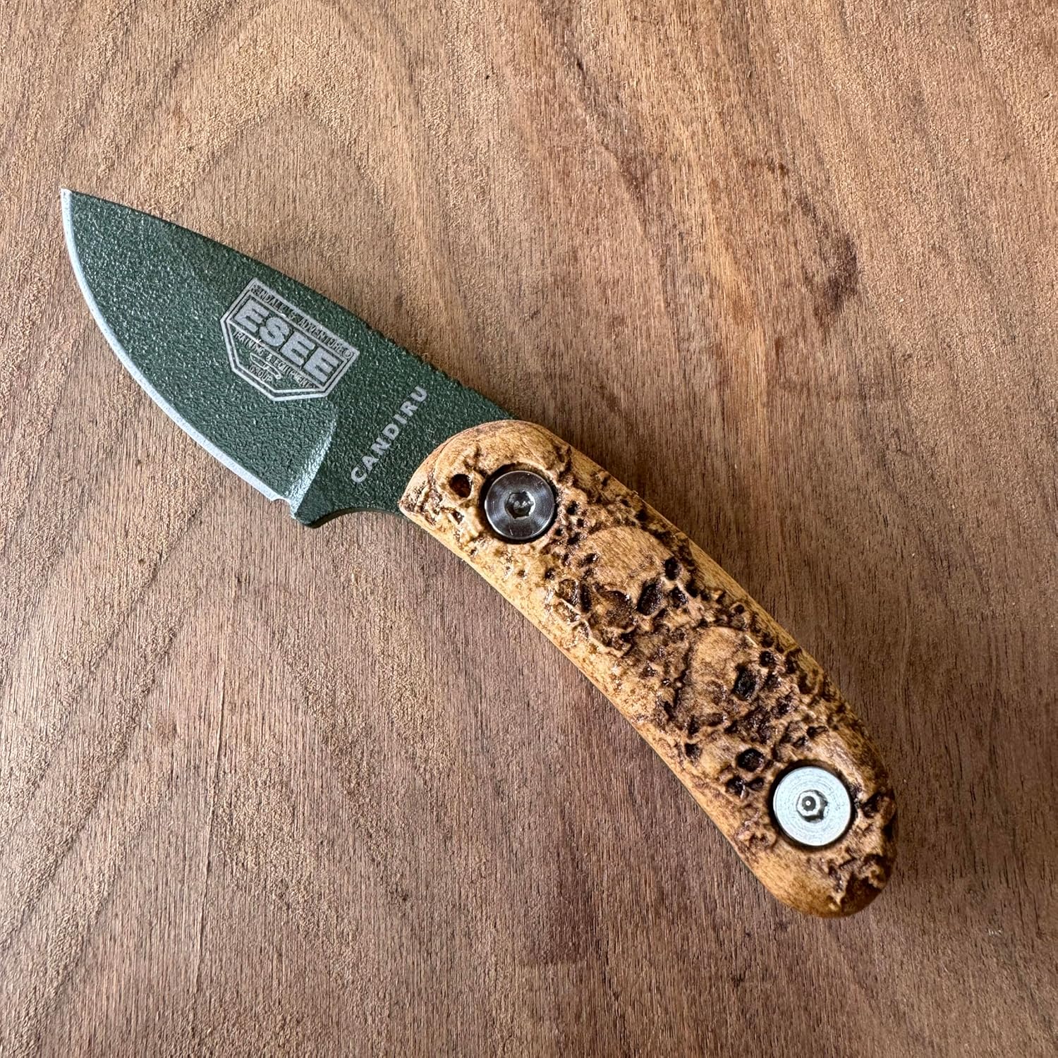 Graveguard handles/scales compatible with ESEE Candiru knife (With hardware)
