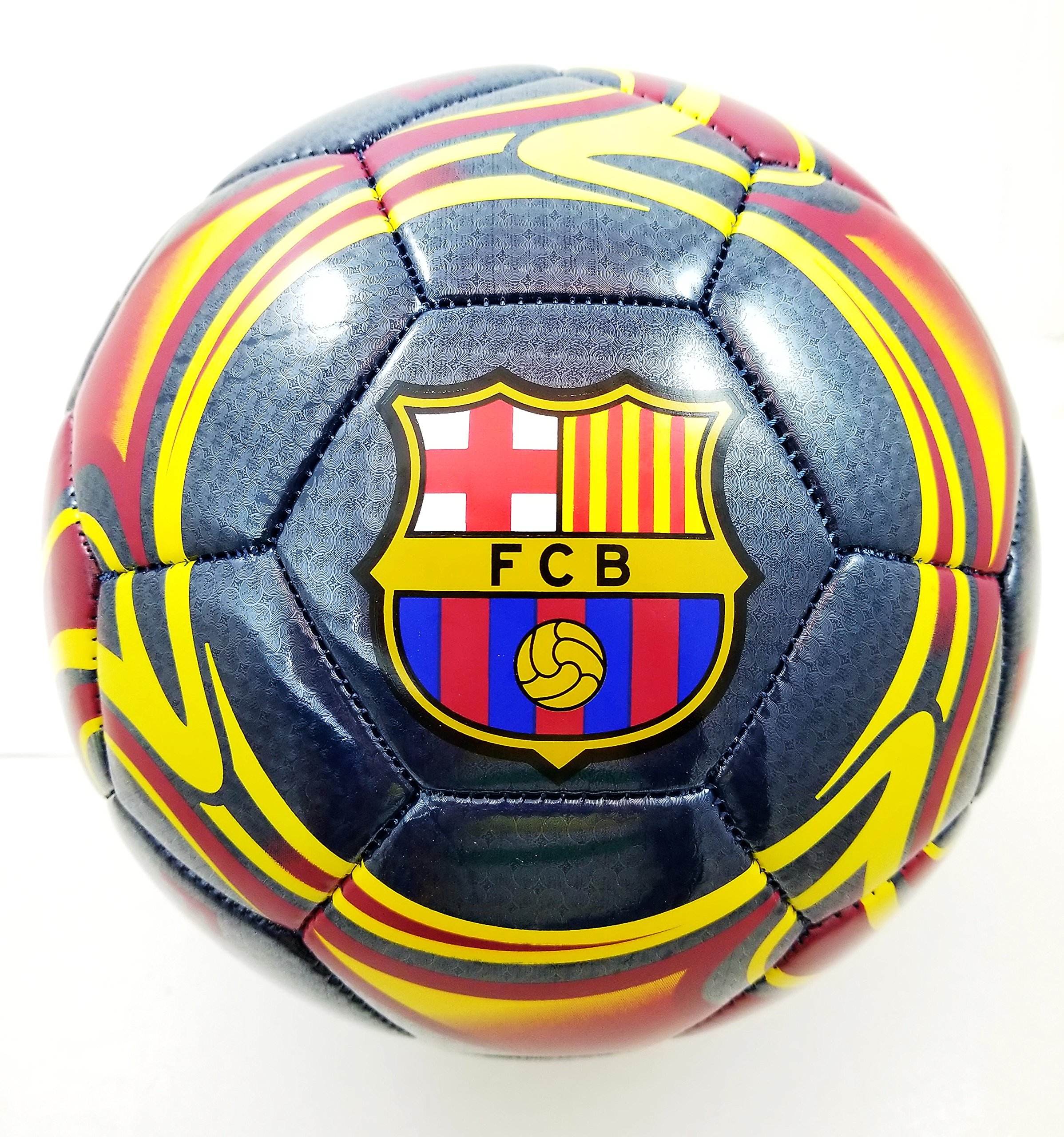 RHINOXGROUP Fc Barcelona Authentic Official Licensed Soccer Ball Size 5-008