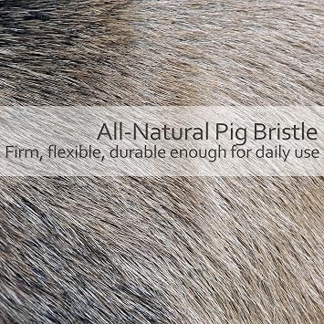 Redecker Thermowood Premium Bath Brush, Fixed Handle, Firm Pig Bristles, 17-3/4 Inches Long