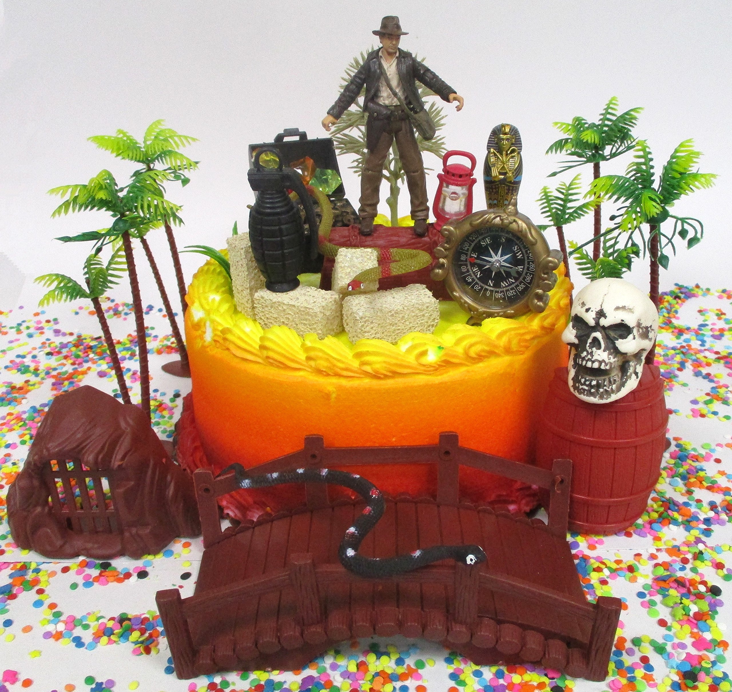 Buy Indiana Jones Birthday Cake Topper Set Featuring Indiana Jones and