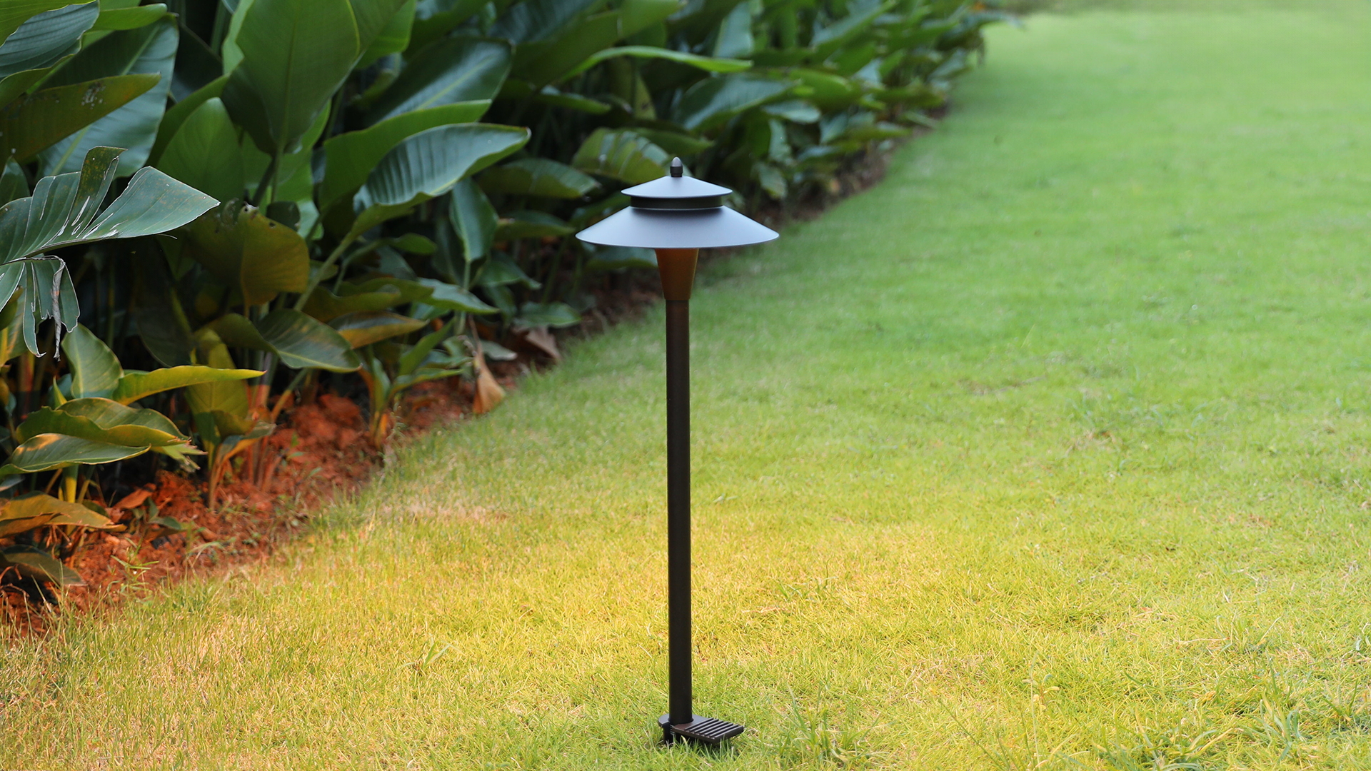 Image of Low Voltage Landscape Lighting, 12V LED Low Voltage Pathway Lights, 5 Colors Selectable, 5W, Modern, Super Bright, IP65 Outdoor for Yard Garden Pathway, CRI90, Bronze, ETL, Pack of 6