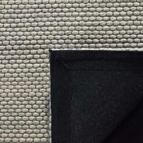 Miniatura 5 de SAFAVIEH Alfombra de área de 8 x 10 pies - Colección Natura - Grande - Gris, lana hecha a mano, ideal para sala de estar, dormitorio, comedor