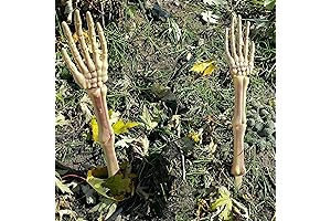 Halloween Animated Skeleton Bone Stakes Yard Decor