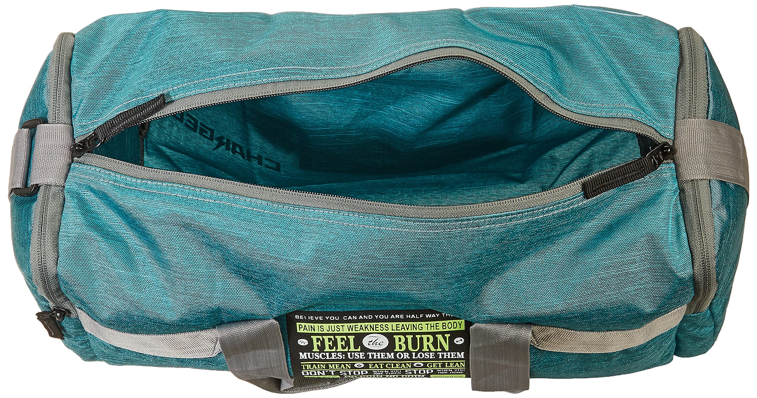 Charged Sports Bag Bouclier Feel Burn Junior Cyan With Gowin Football Shoe Destroyer Cyan Size-6 1