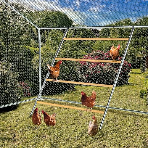 Esenciales de perca para gallinero perfecto para aves de corral de patio, fácil instalación y juguetes de gallo de granja para pollos (55 pies de disponible en Yaxa Costa Rica