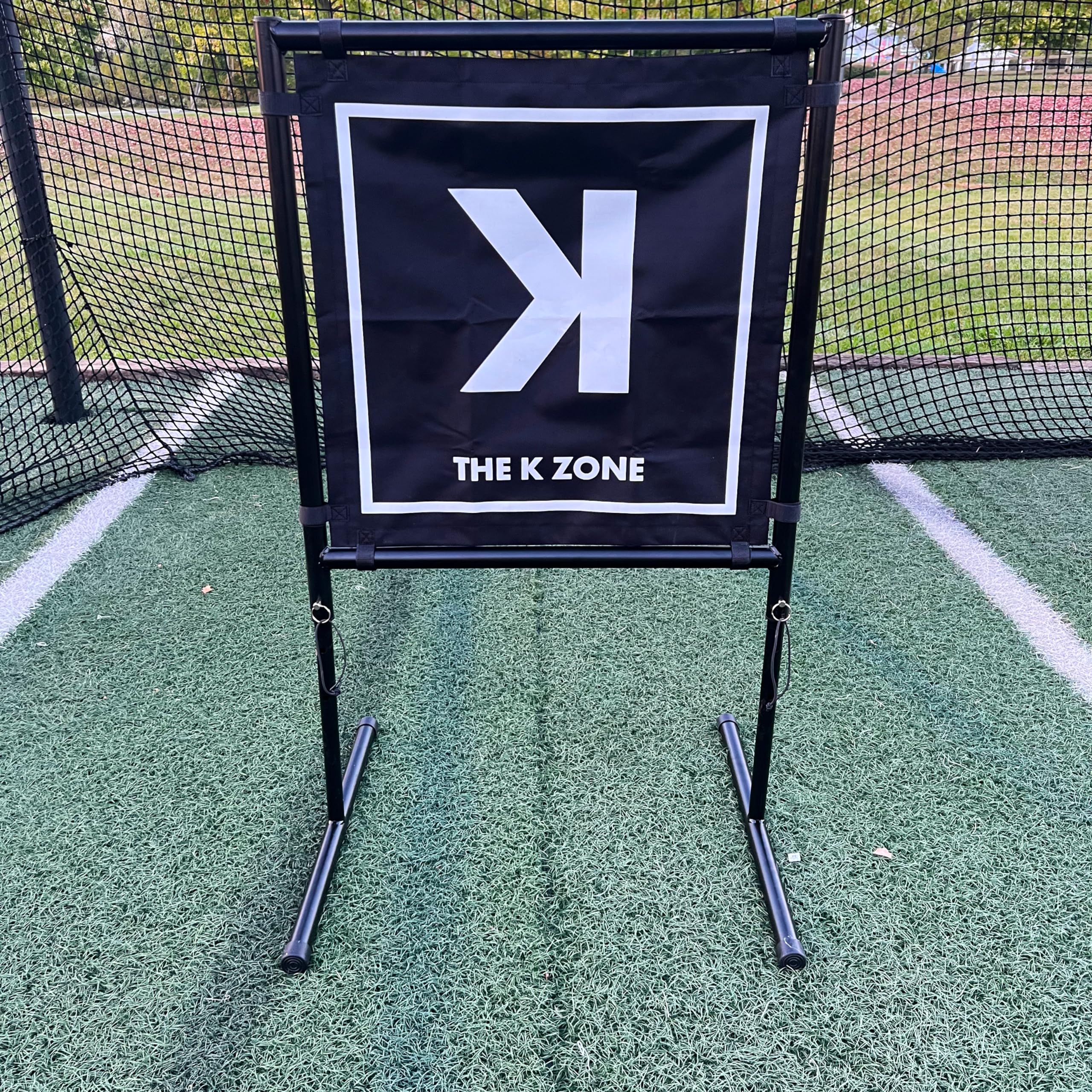 The K Zone Blitzball and Wiffleball Strike Zone Target | Metal and