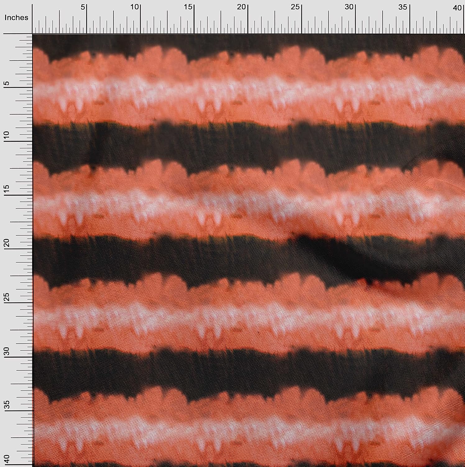 oneOone Cotton Cambric Orange Fabric Tie Dye Sewing Fabric By The Yard Printed DIY Clothing Sewing Supplies 56 Inch Wide-3MM