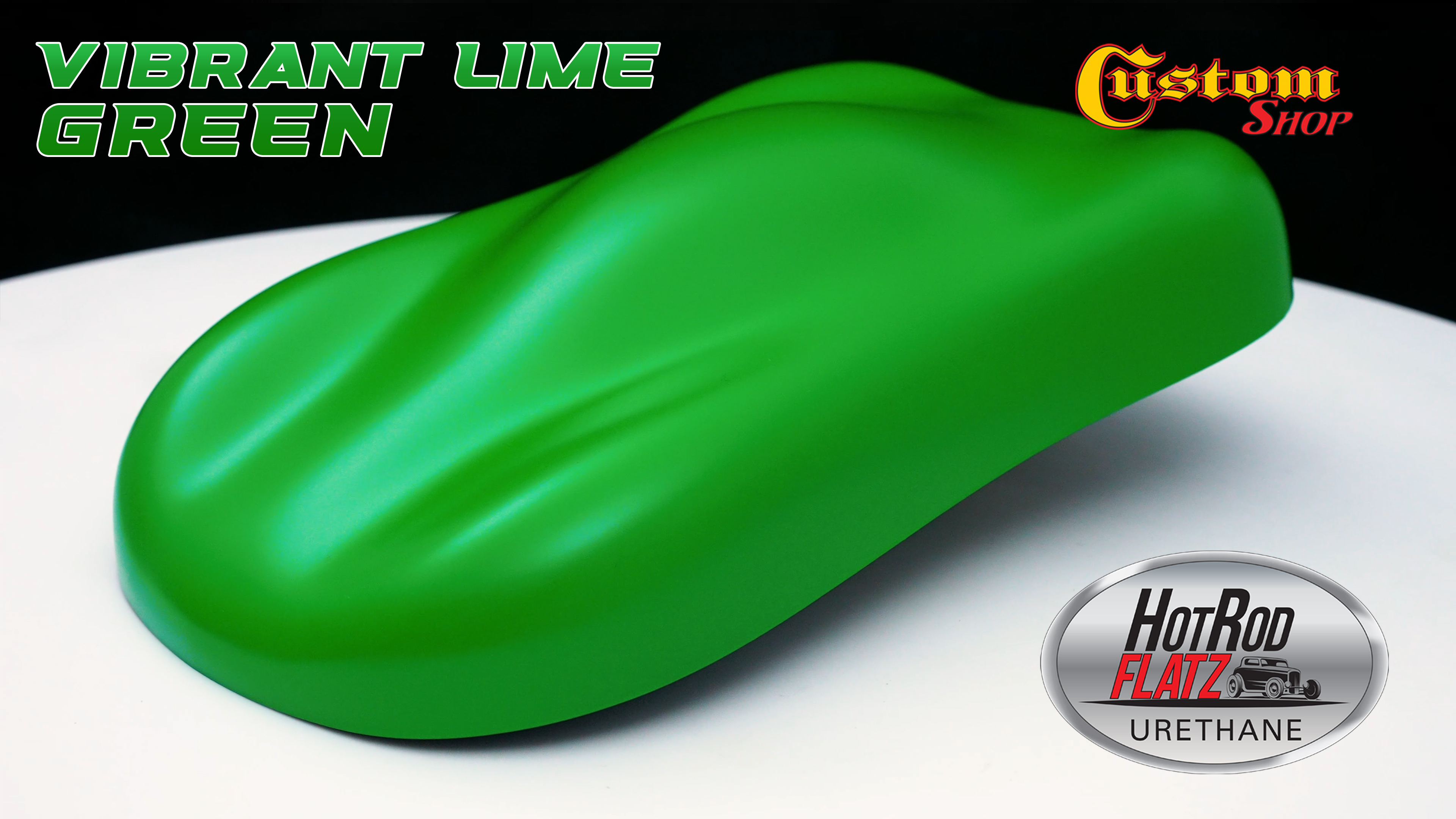 Amazon.com: Custom Shop - Vibrant Lime Green - Hot Rod Flatz Flat