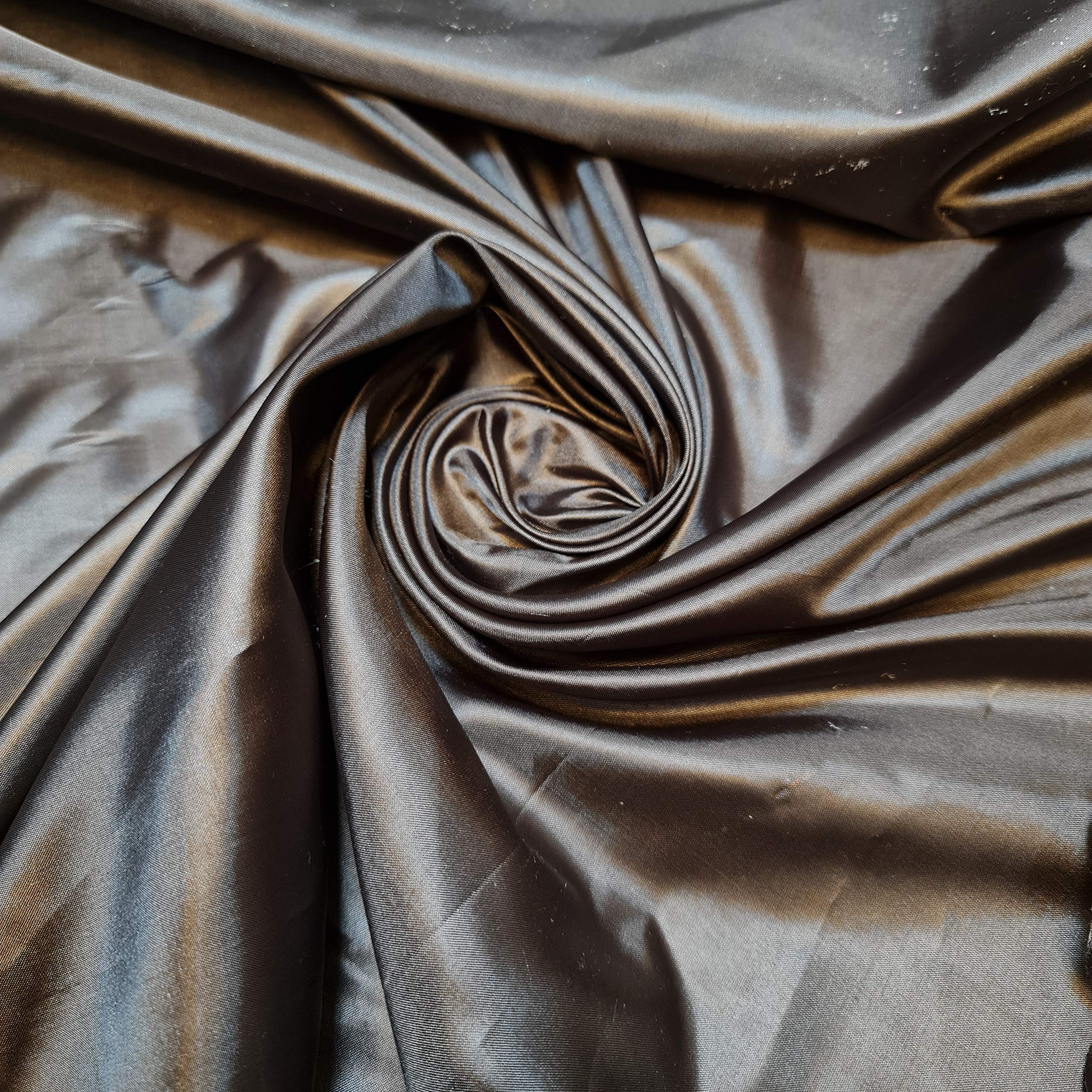 Habotai Dress Skirt Jacket Anti Static Lining Decor Fabric 150cm STH Available in 45 Colours (Black, 1 Meter) โ image 1