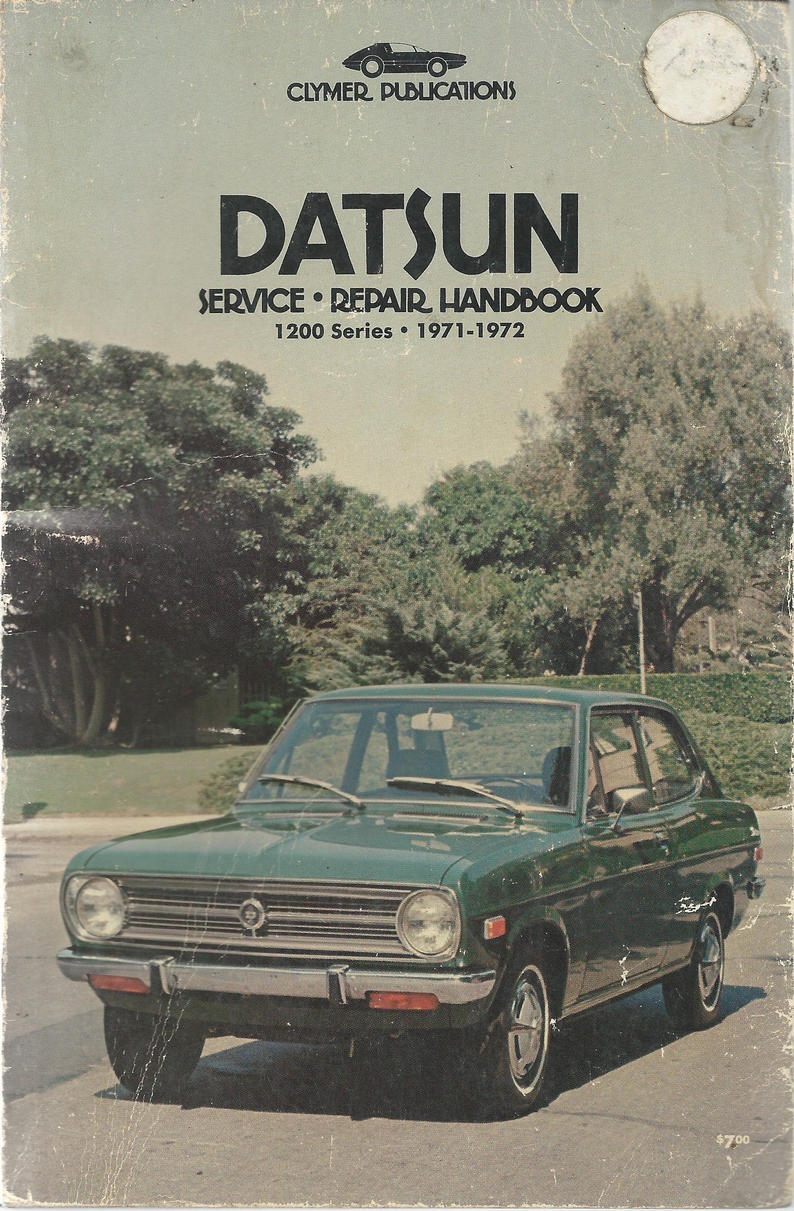 Clymer Service-Repair Handbook Datsun 1200 Series 1971-1972
