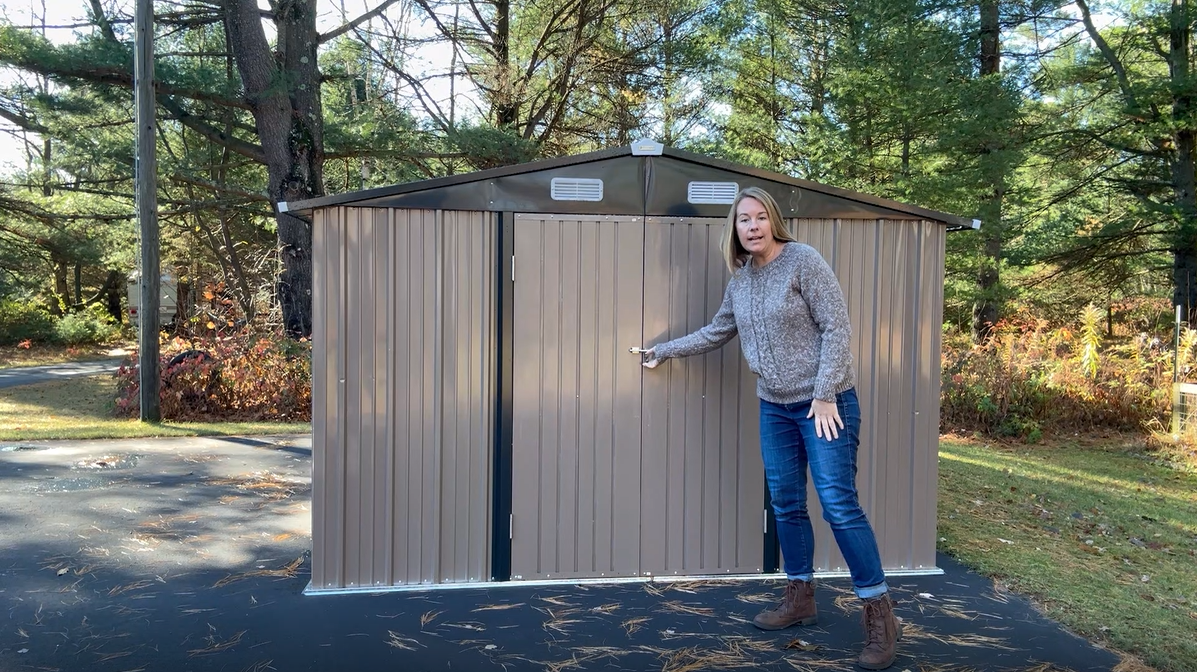 MARK & LONA　CD12-STMT Lサイズ Amazon.com : Patiolife 10x12 FT Metal Outdoor Storage Shed, All
