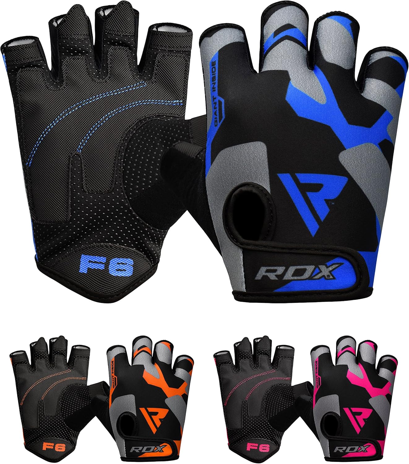 RDX Fitness Handschuhe Damen Herren, Gewichtheben Trainingshandschuhe