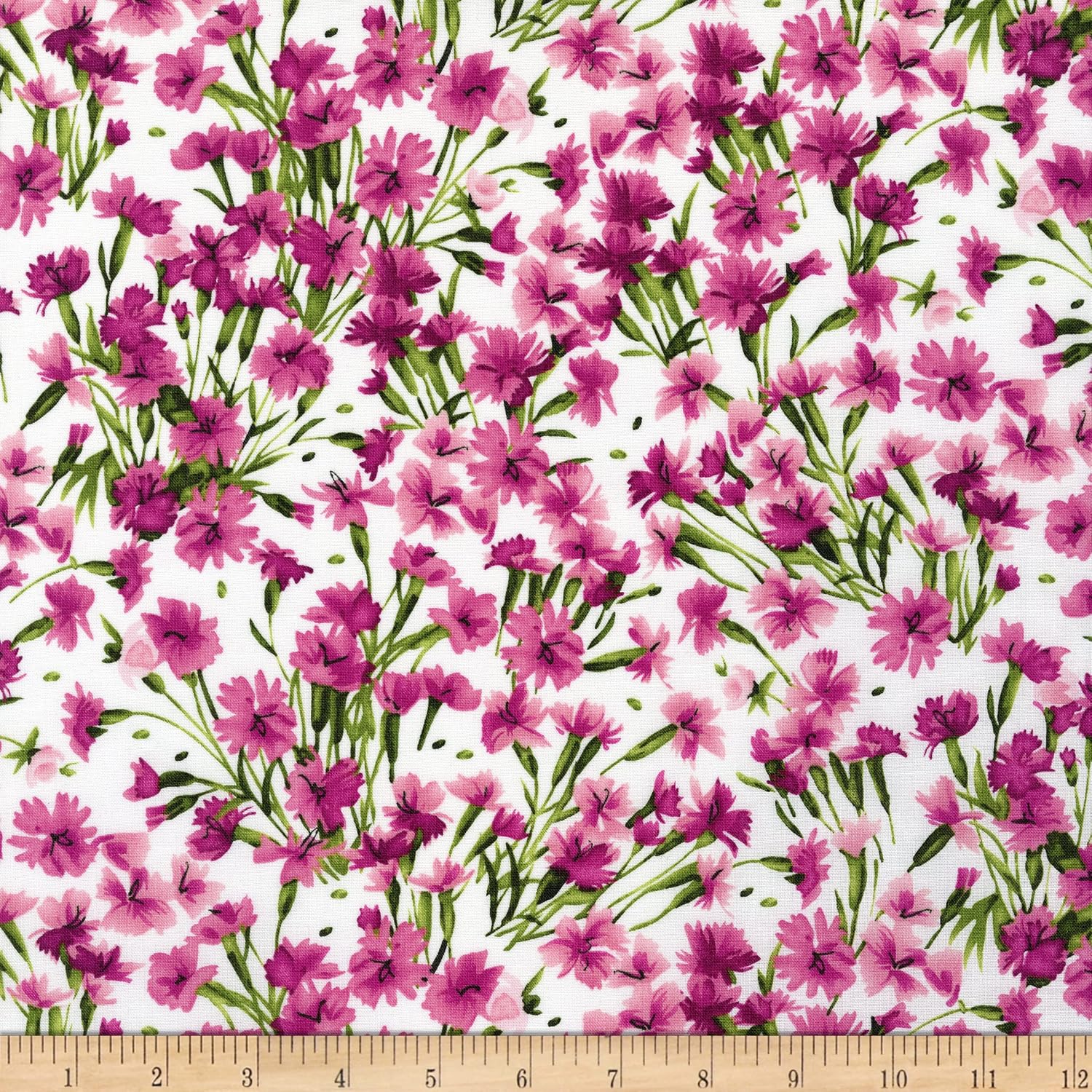 Amazon.com: Maywood Studio Bloom On! Packed Floral Pink, Fabric by The ...